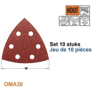 CMT - Schuurpapier met velcro systeem korrel 60 - Multitool machine accessoires - uncat2 - 10 Stuk(s)