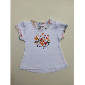 Nini - T-shirtje/Shirtje Lotte - Maat 68 - 4 t/m 6 maanden