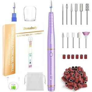 Draadloze Elektrische Nagelfrees voor Manicure en Pedicure - 20.000 RPM Instelbare Nagelvijl voor Beginners en Professionals