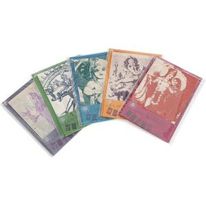 Set van 5 Wensvlaggetjes | Liefde | Geluk | Kracht | Samen | Wijsheid