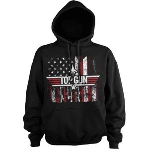 Top Gun Hoodie/trui -XL- America Zwart