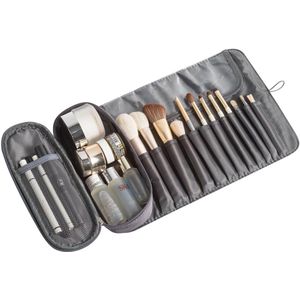 Boraboi® Stijlvolle Opvouwbare Make-up Organizer met 12 Borstelvakken voor Reizen en Dagelijks Gebruik