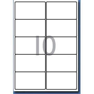 Decadry Etiketten / Labels 99.1 x 57 mm - 100 vel