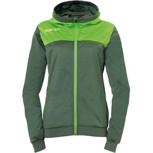 Kempa Emotion 2.0 Jas met Capuchon Dames Dragon Groen-Hope Groen Maat L