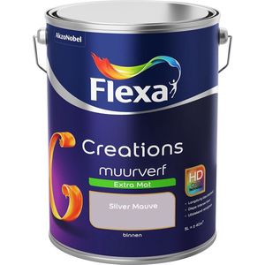 Flexa Creations - Muurverf - Extra Mat - Silver Mauve - 5 liter