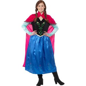 Karnival Costumes Prinsessenjurk Volwassenen Prinses Carnavalskleding Dames Carnaval - Polyester - Rood Zwart - Maat XS - 1-Delig Jurk