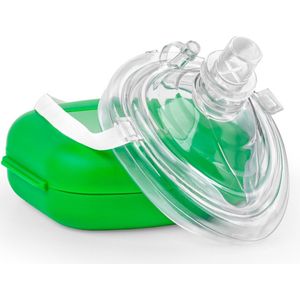 Defisign beademingsmasker hardcase met zuurstof inlaat