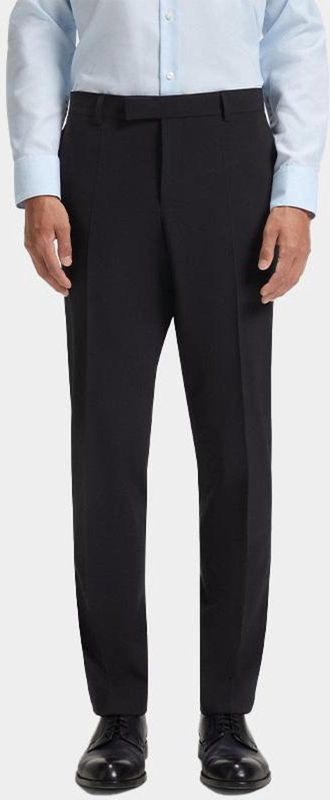 Slim-fit pantalon van een wolmix