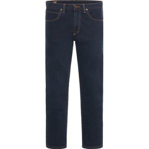 Lee Brooklyn Blue Black Mannen Straight Fit Jeans- l45271HH- Maat- W33 X L34