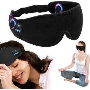 Lexium Bluetooth Slaapmasker voor mannen en vrouwen - Slaap oogmasker - Slaapmasker bluetooth -