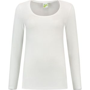 L&S T-shirt Crewneck cot/elast LS for her