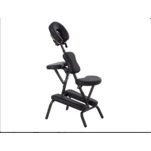 Ergonomische stoel voor massage of tattoo - Behandelstoel - Massagestoel - zwart - met draagtas