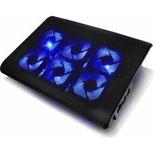 Laptop cooler - Laptop cooling pad - Cooling stand - Verstelbaar - Tegen oververhitting - Must have voor in de zomer voor uw laptop!