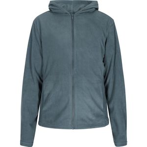 COSIMON - Fleece Jas - Smoky Blue - Met Capuchon - Lange Mouwen