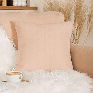 Decoratieve Kussensloop Velours 40x40 cm - Nude Beige