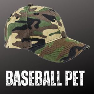 Camouflage | Baseball Pet van 100% katoen met 6 panelen voor kinderen | Baseball Cap