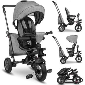Driewieler Met Duwstang - Duwstang Kinderfiets - Baby Fiets - Fiets Met Duwstang - Driewieler Met Duwstang Jongen