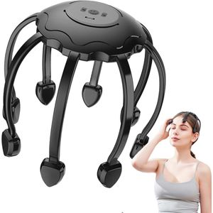 360 Graden Elektrische Hoofdhuid Massager - Lichtgewicht Ontspanningsapparaat voor Volwassenen