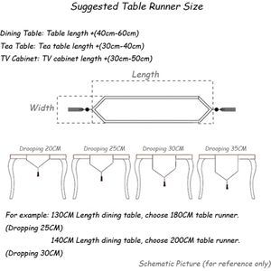 15x96 Inch Bruin Katoen Linnen Splicing Tafelloper Met Kwastje - Eettafel Decoratie Elegante Stijl