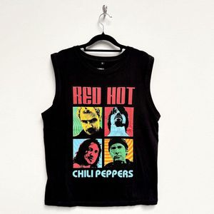 Red Hot Chili Peppers - Portrait Photos Tanktop - S - Zwart
