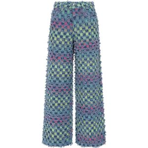 Banned - Hello Sunshine Jeans Wijde broek - XL - Donkerblauw