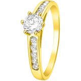 Lucardi - Ringen - Wit - 9 Karaat
