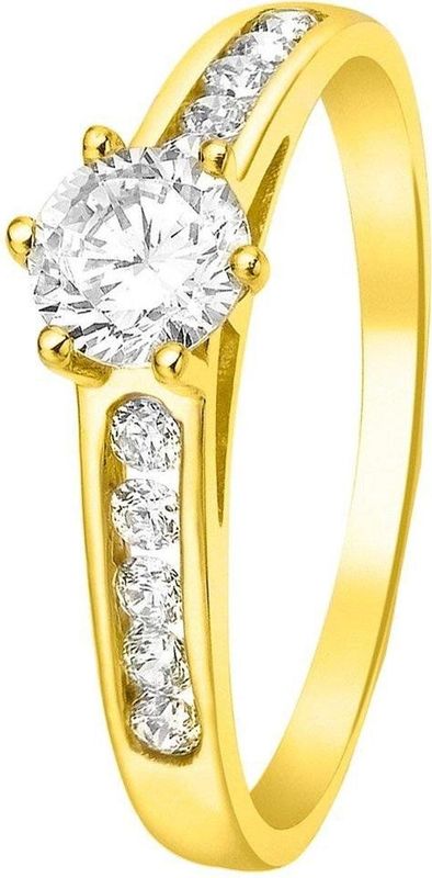 Lucardi - Ringen - Wit - 9 Karaat