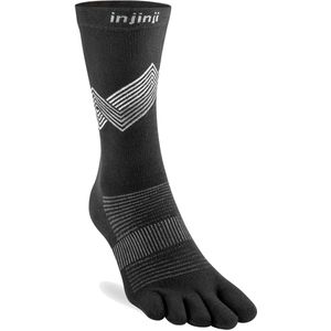 Injinji - Run Lightweight Crew - Teensokken - Grijs