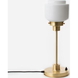 Art Deco Trade - Slanke Tafellamp Getrapte Cilinder Small 20's Messing