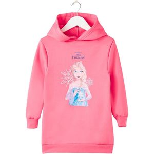 Frozen - wintertrui - oversized - roze - meisjes - maat 8 jaar (128)