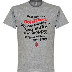 Ole Solskjaer Song T-Shirt - Grijs - Kinderen - 140