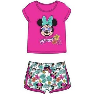Disney Minnie Mouse set - tropical fuchsia - maat 98 (3 jaar)