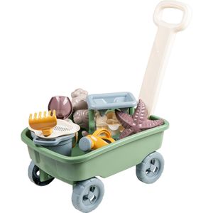 Cavallino Bolderkar met Zandspeelgoed - Pastelkleuren