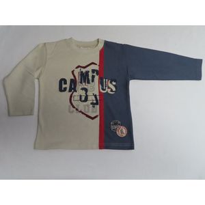 Trui - T-Shirt met lange mouwen - Jongens - Campus unit - 4 jaar 102