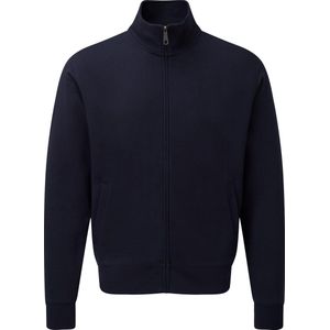Russell - Authentiek Sweatshirt-jasje - Franse Marine - Met Volledige Ritssluiting