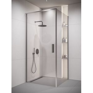 Badplaats Douchecabine Alava 90 x 90 x 190 cm - Chroom - Douchewand met Draaideur