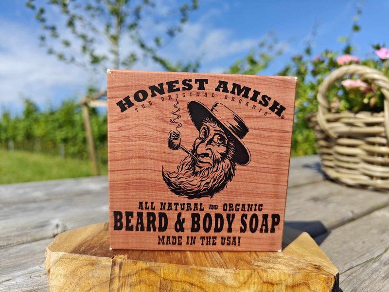 Honest Amish - Extra Grit - Baard en Lichaam Zeep