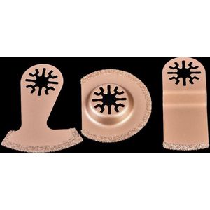 Oscillerende Zaagblad Kit - Duurzame Prestaties - 3 stks - Grit Accessoires .