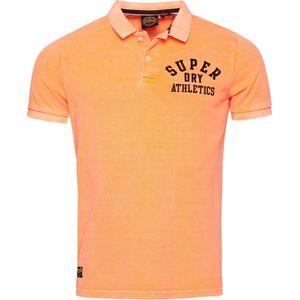 Superdry Vintage Superstate Polo Heren Poloshirt - Oranje - Maat M