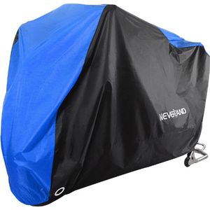 OxyFlowzy® - Motorhoes - Scooterhoes - Afdekhoes - 100% Waterdicht - Met Slotgaten - Incl. Opbergzak - Blauw - 245x105x125 cm - XL
