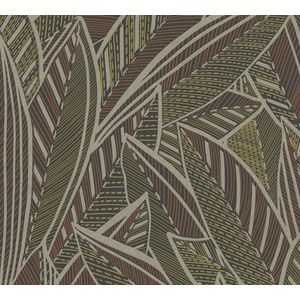 A.S. Création - French Affair - Vliesbehang - Bruin Geel Rood Zwart