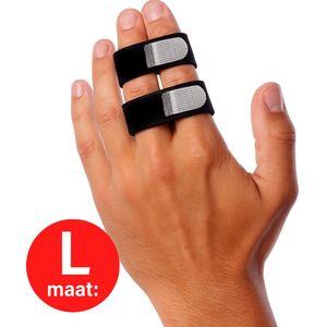 Buddy loops vingerspalk met klittenband maat L - 2 stuks - Vingertape