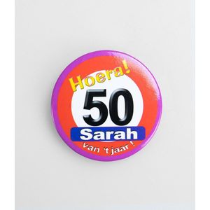 Paperdreams - Button - Klein - 50 Jaar - Sarah