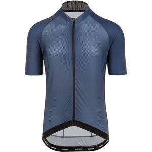 BIORACER Wielershirt Heren korte mouw - Model Sprinter Coldblack - extra UV-bescherming - Marineblauw - XXXL - Ideaal voor de brandende zon te trotseren