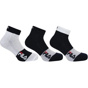 Fila socks 3-pack kwart witte navy 43-46