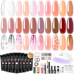 Nail Art Tools Set,Gel Bakken Lamp,DIY Salon,Extension Gel Nagellak Geschikt voor nagelstudio's