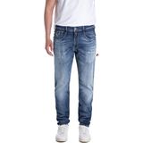 Replay - Anbass Hyperflex - Jeans - Blauw - Stretchmateriaal