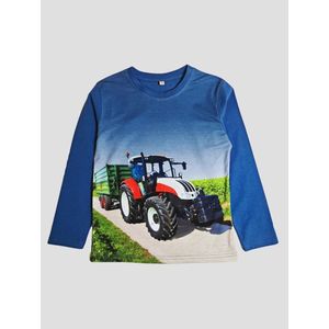 Longsleeve - Trekker - Tractor - Styer- 12Y - maat 148/152