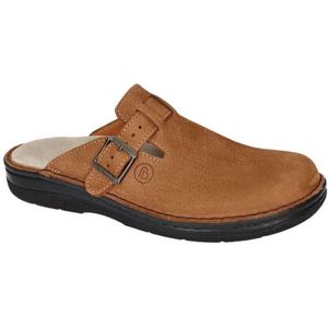 Berkemann -Heren - cognac/caramel - pantoffels & slippers - maat 41.5