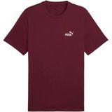 PUMA Shirt  bordeaux / offwhite